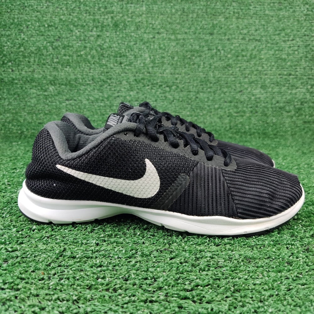 Nike Sneakers Womens 6.5 Black Flex Bijoux Training Shoes 881863-001 Mesh Gym